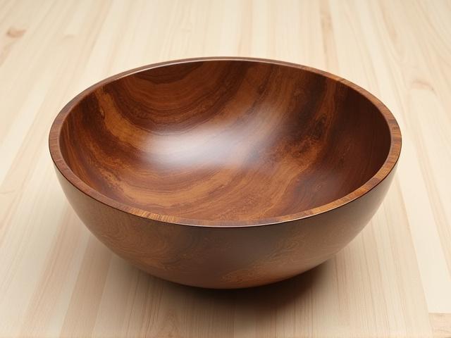 12-inch Walnut Burl Bowl, multiple angles